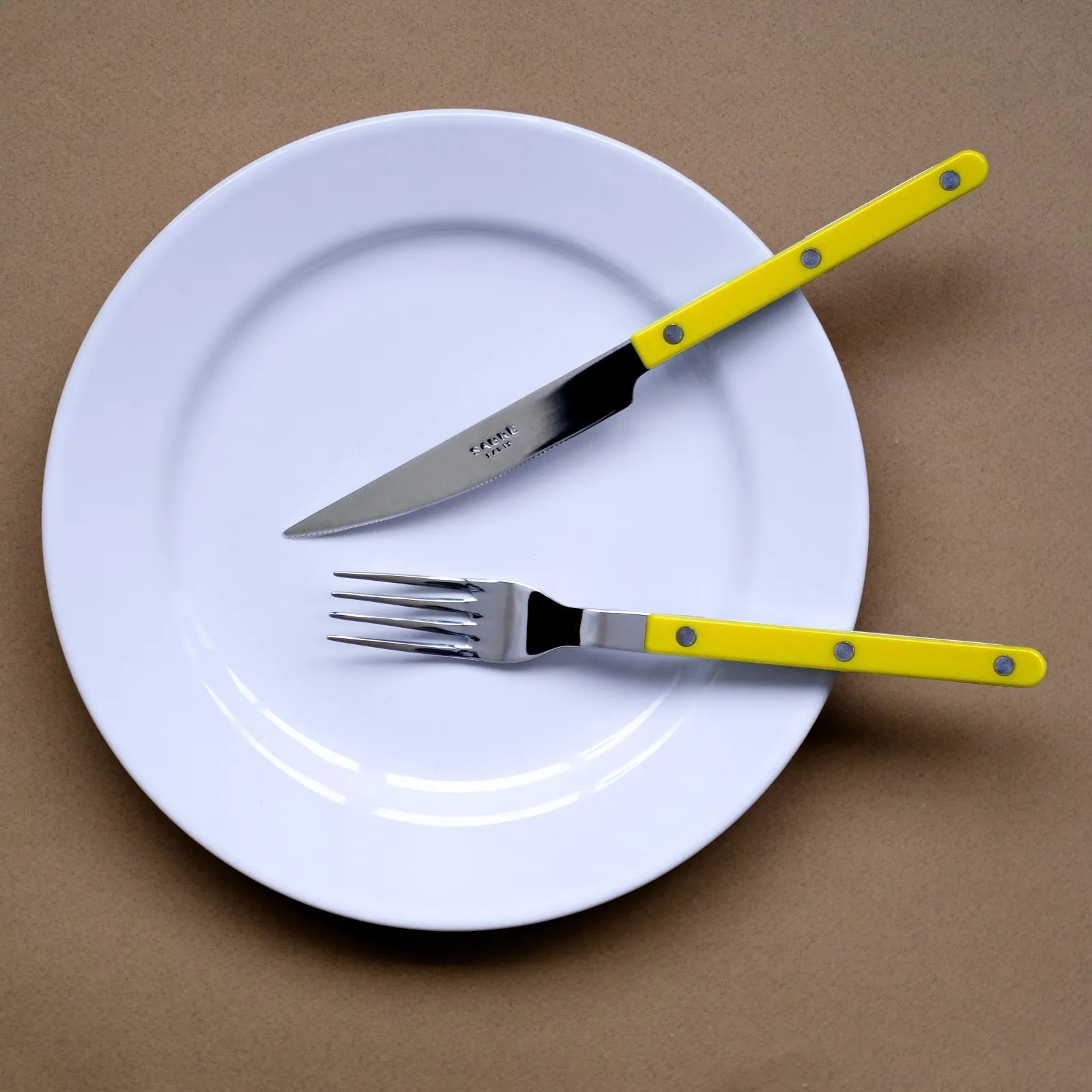 BISTROT SOLID - DINNER FORK - YELLOW