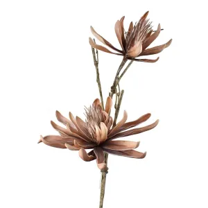 Blooming Floral Foam Yucca Spray Branch, 36-Inch