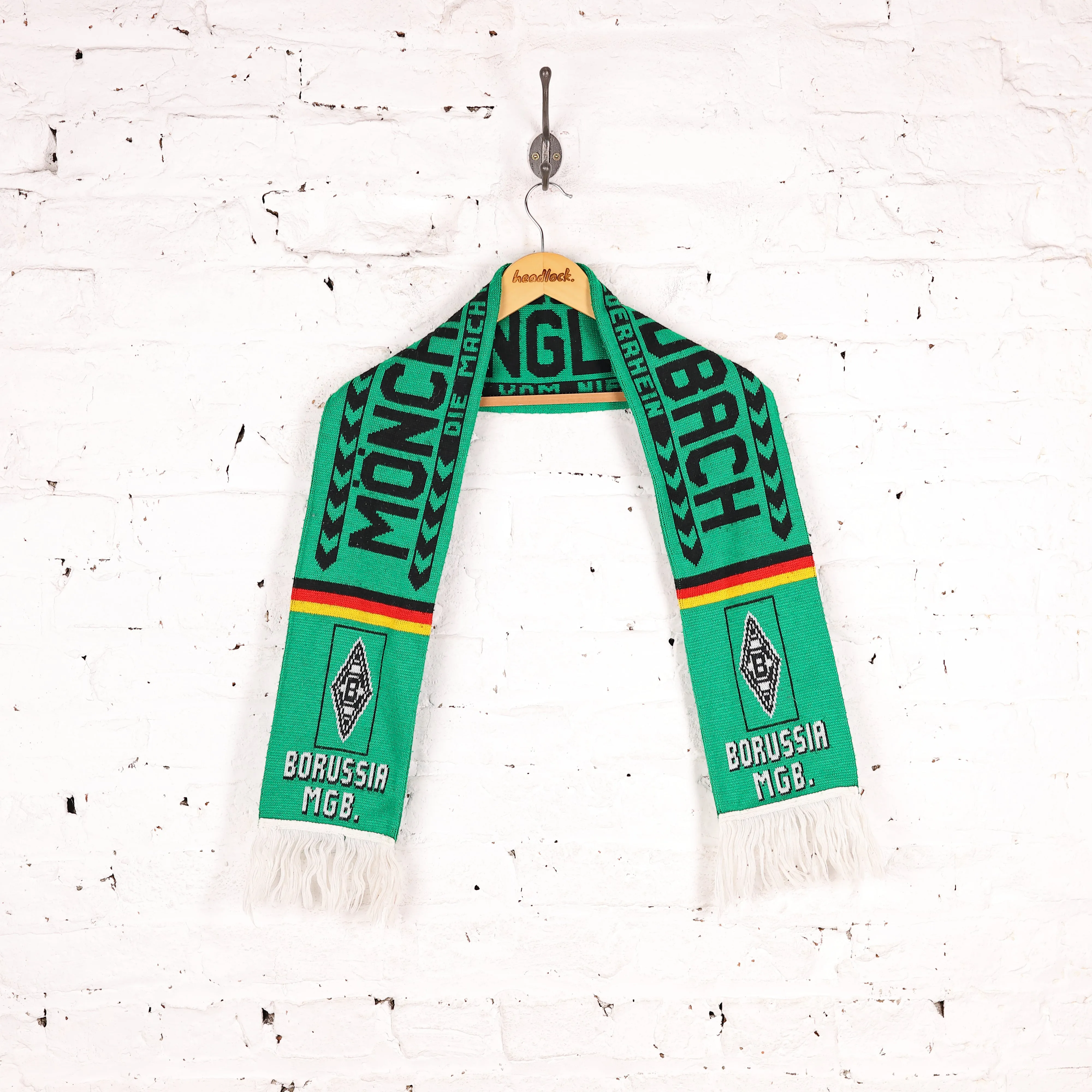 Borussia Monchengladbach Football Scarf - Green - One Size