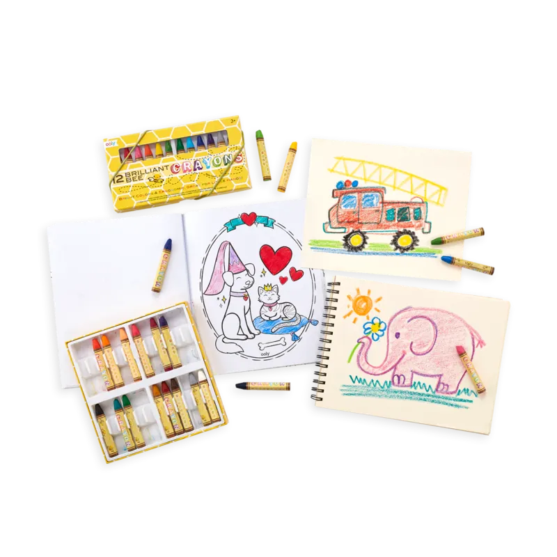 Brilliant Bee Crayons - Set of 24