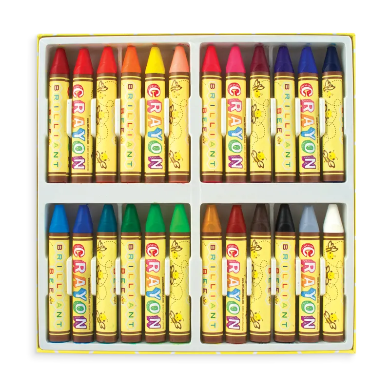 Brilliant Bee Crayons - Set of 24