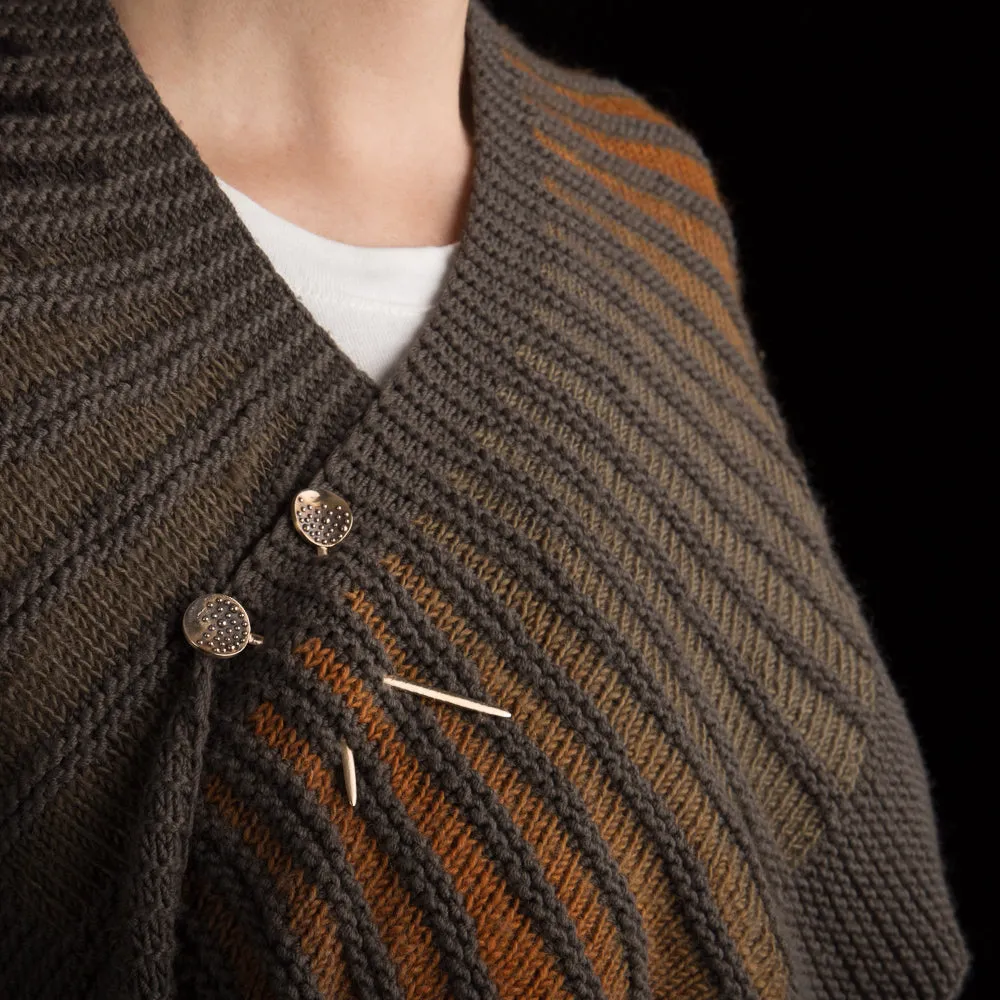 Bronze Lolly Shawl Pin