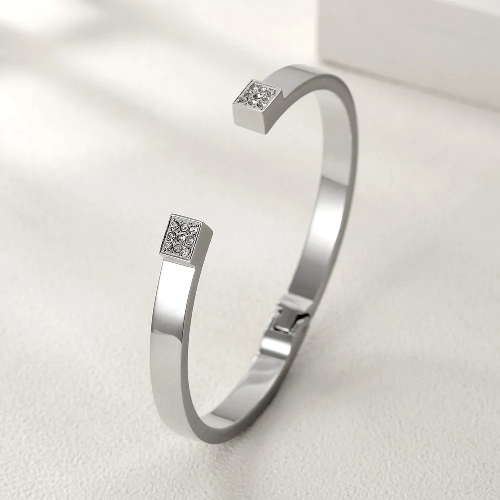 C-shaped Creative Smooth Bracelet-NSB1582ST