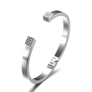 C-shaped Creative Smooth Bracelet-NSB1582ST