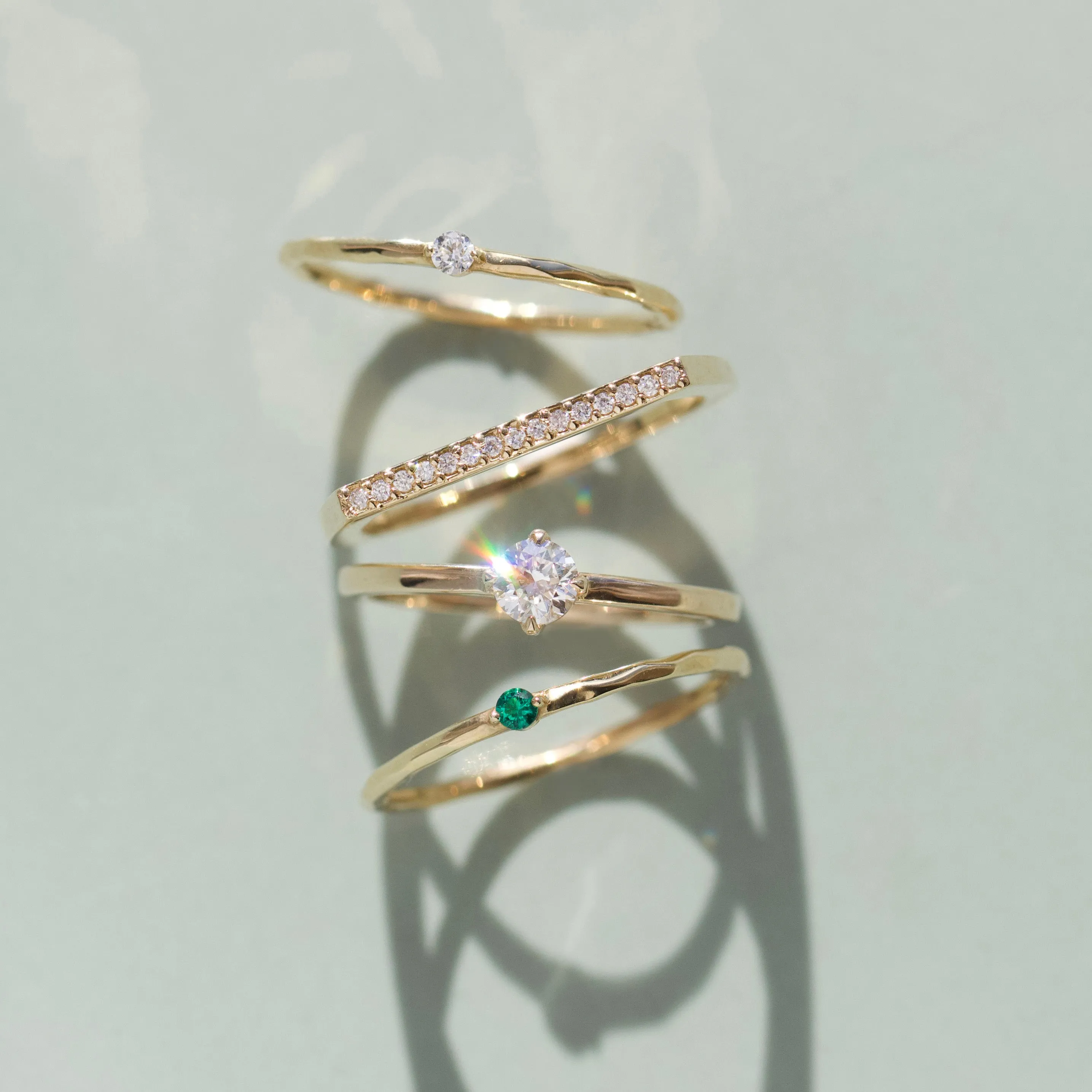 Camille Brilliant Cut Solitaire Diamond Ring