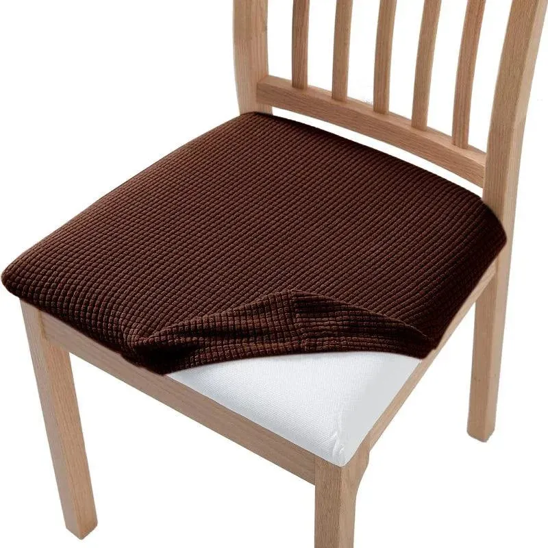 Capa Elastica Ajustável para Assento de Cadeira Jacquard