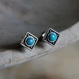 Catalina Turquoise Stud Earrings