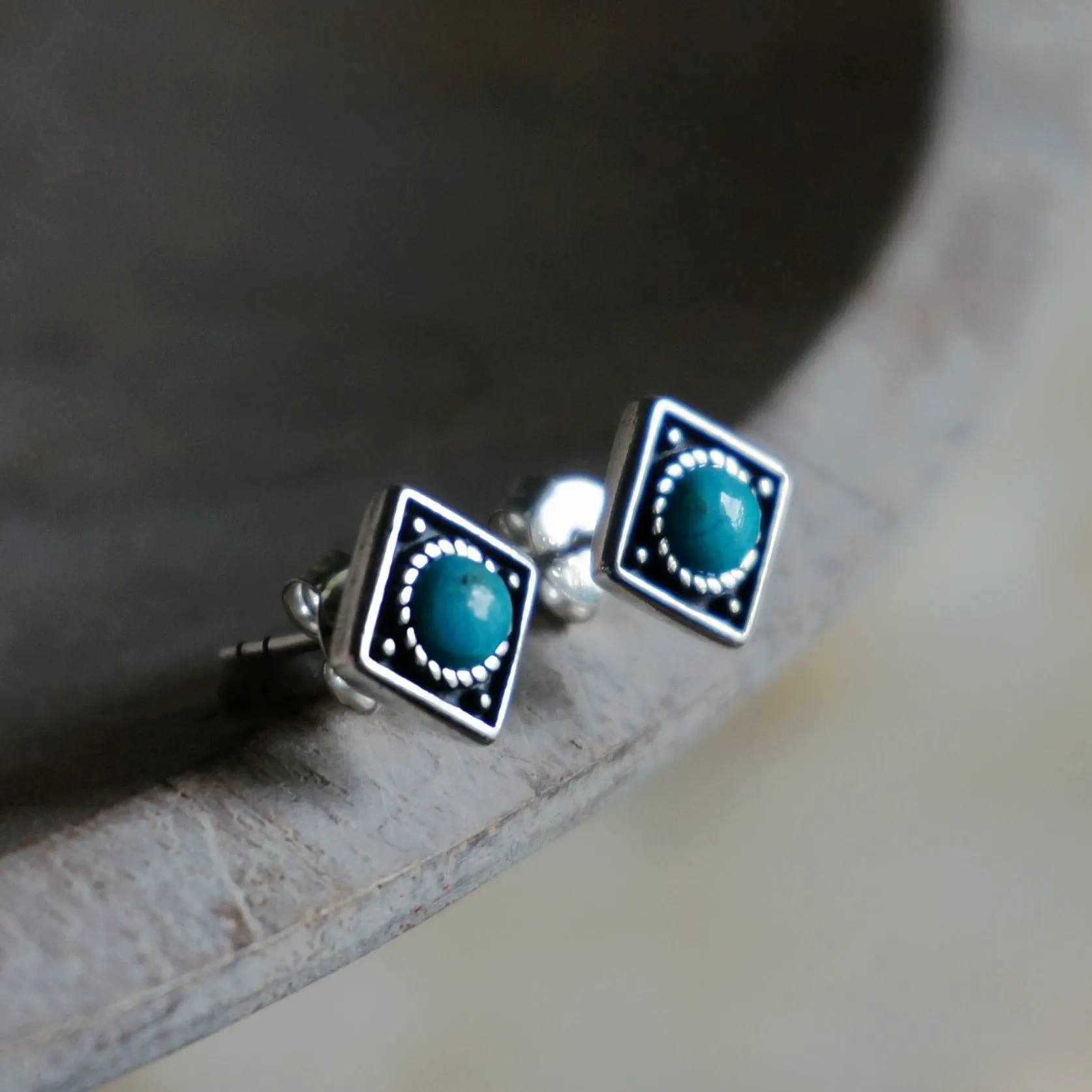 Catalina Turquoise Stud Earrings