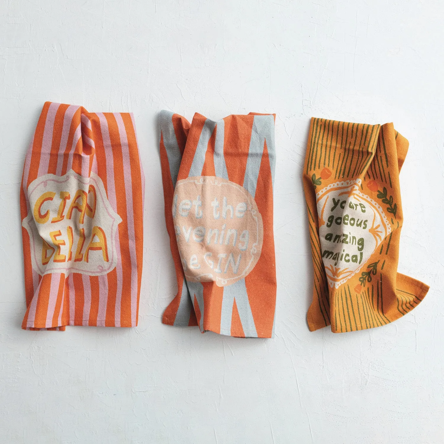 Cheers, Babe Tea Towels