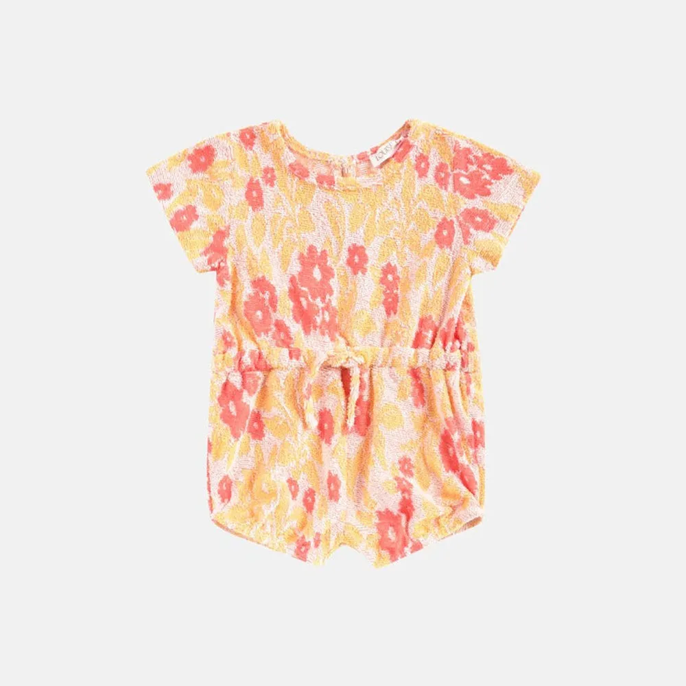 Chiara Terry Jumpsuit | Cream Sunny Genista