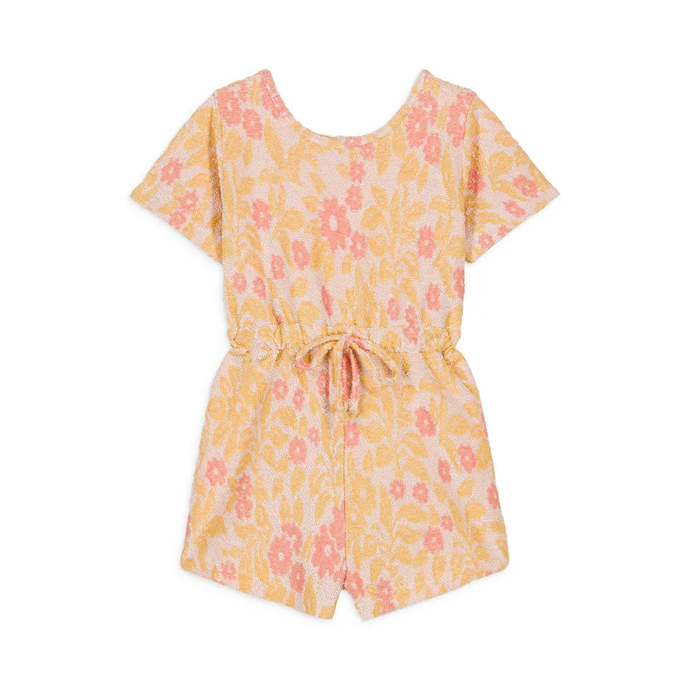 Chiara Terry Jumpsuit | Cream Sunny Genista