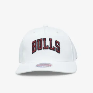 Chicago Bulls Vintage White Classic Redline Snapback
