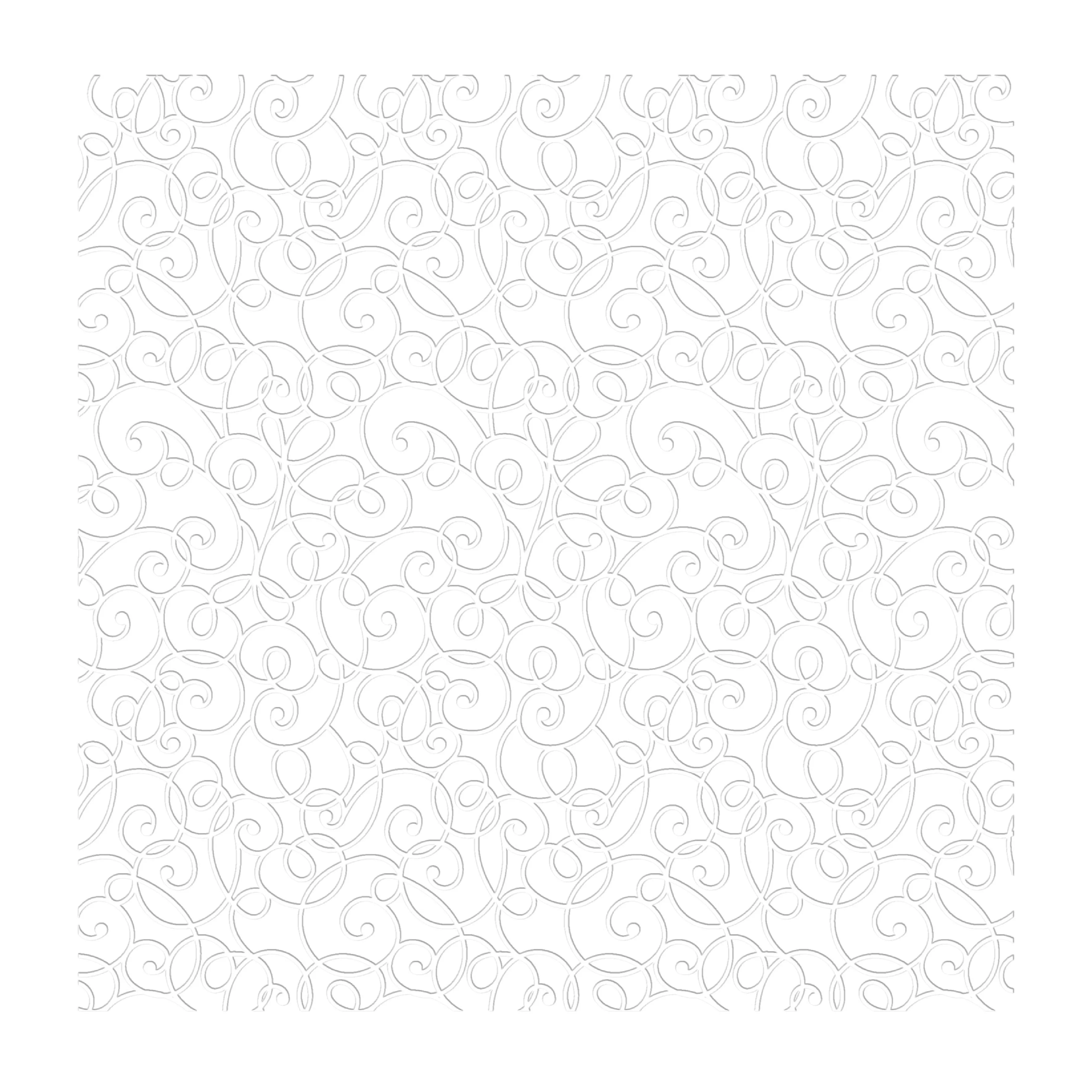Chloe's Creative Cards -8x8 2D Embossing Folder - Pretty Swirls