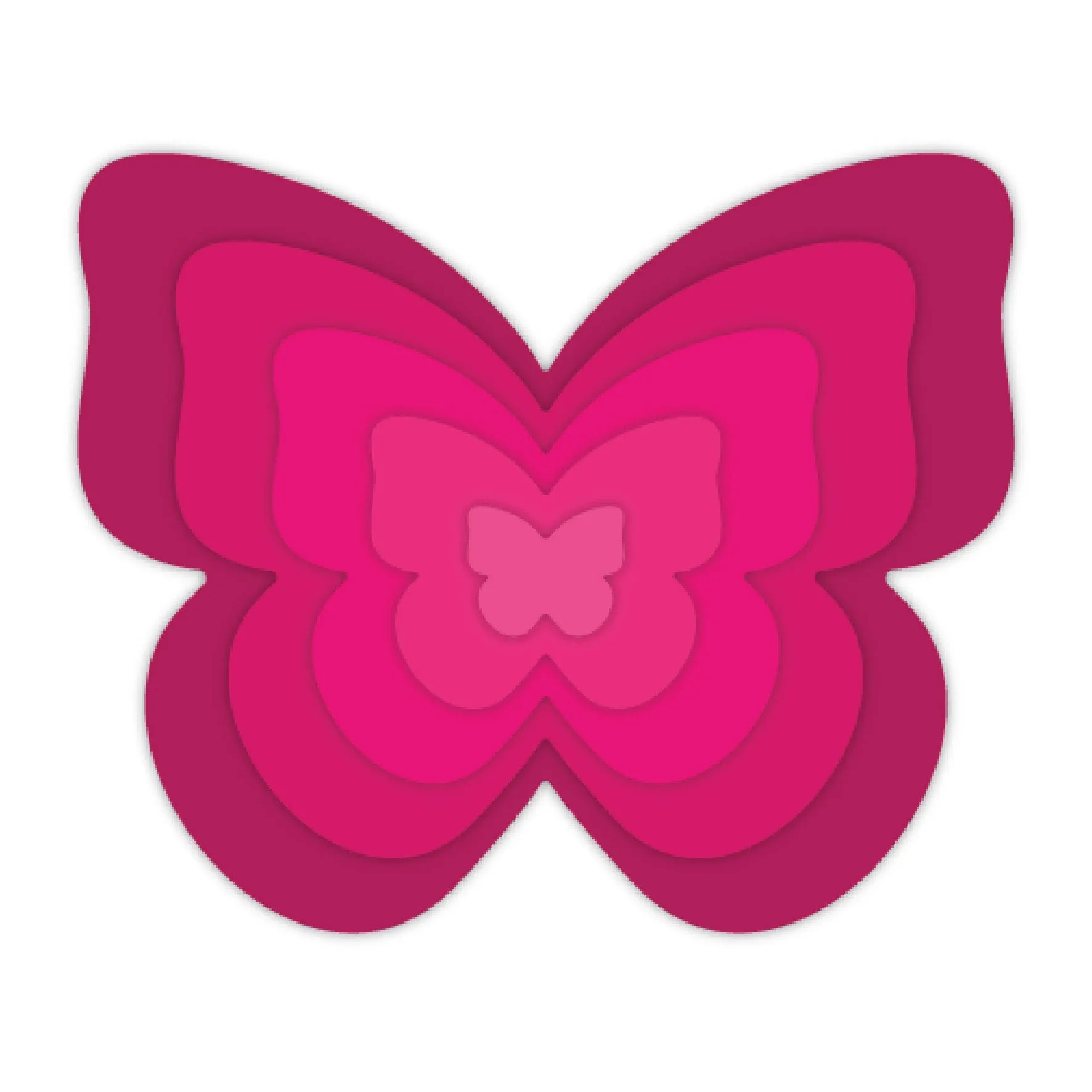Chloes Creative Cards Die & Stamp Set - Butterfly Sentiment