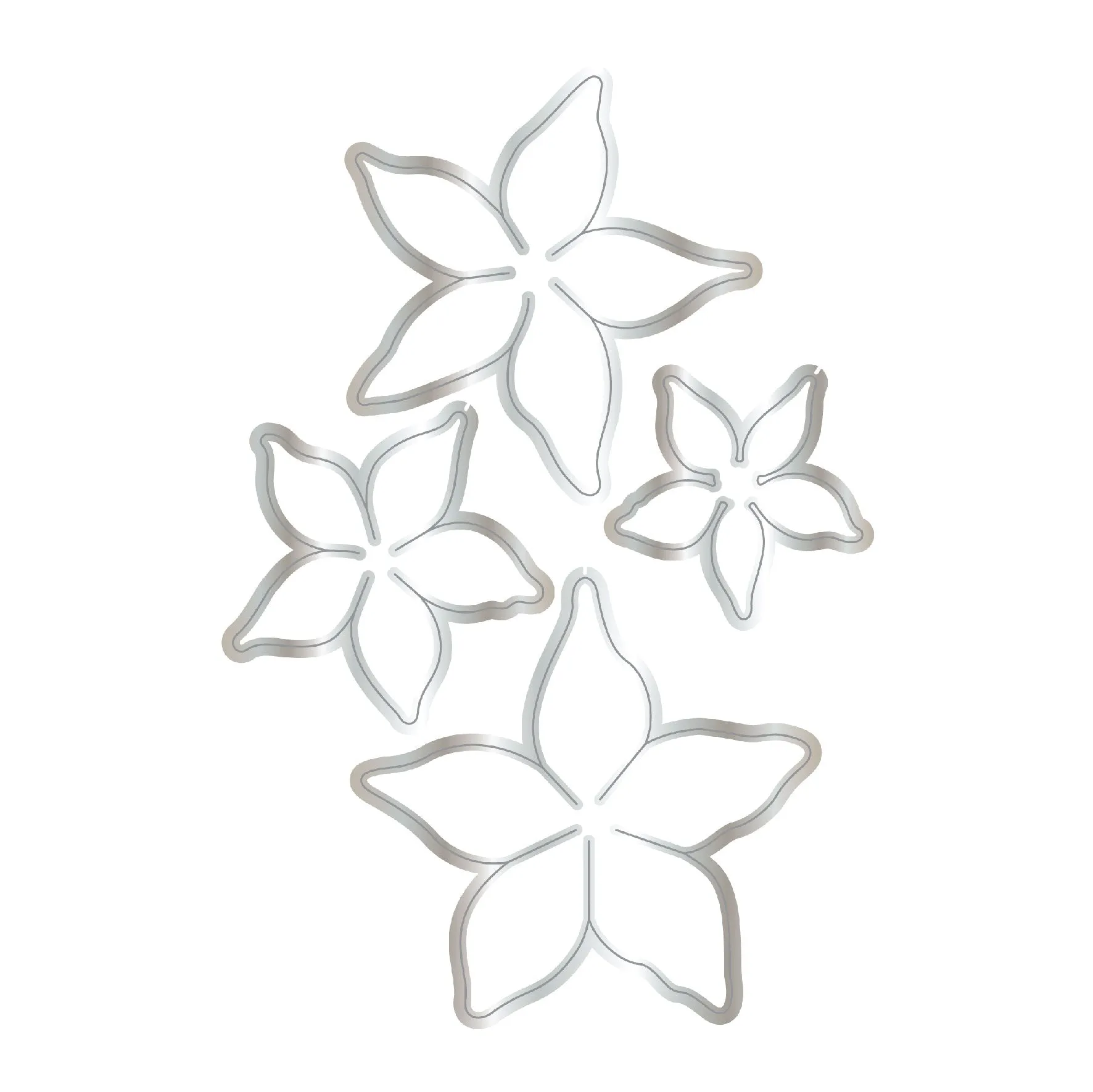 Chloes Creative Cards Die & Stamp Set - Christmas Poinsettia