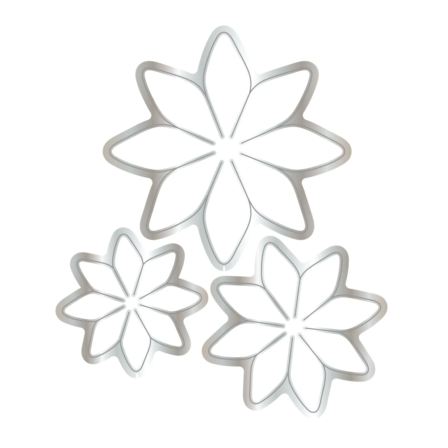 Chloes Creative Cards Die & Stamp Set - Clematis Flower