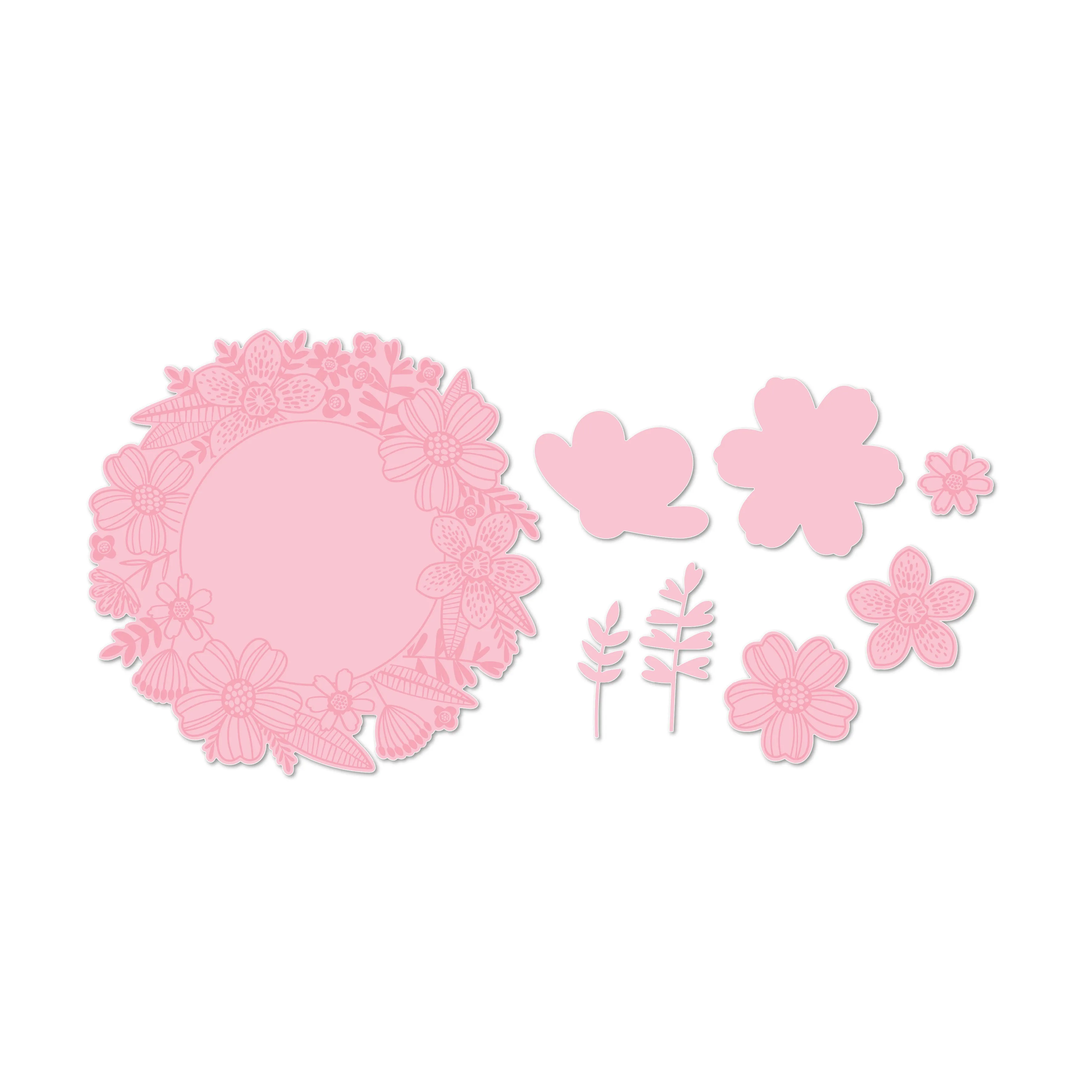 Chloes Creative Cards Die & Stamp Set - Fabulous Floral Frame