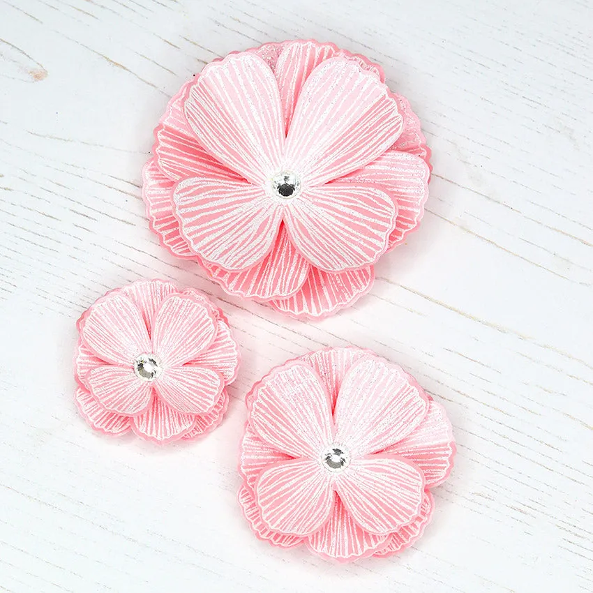 Chloes Creative Cards Die & Stamp Set - Rose Mallow