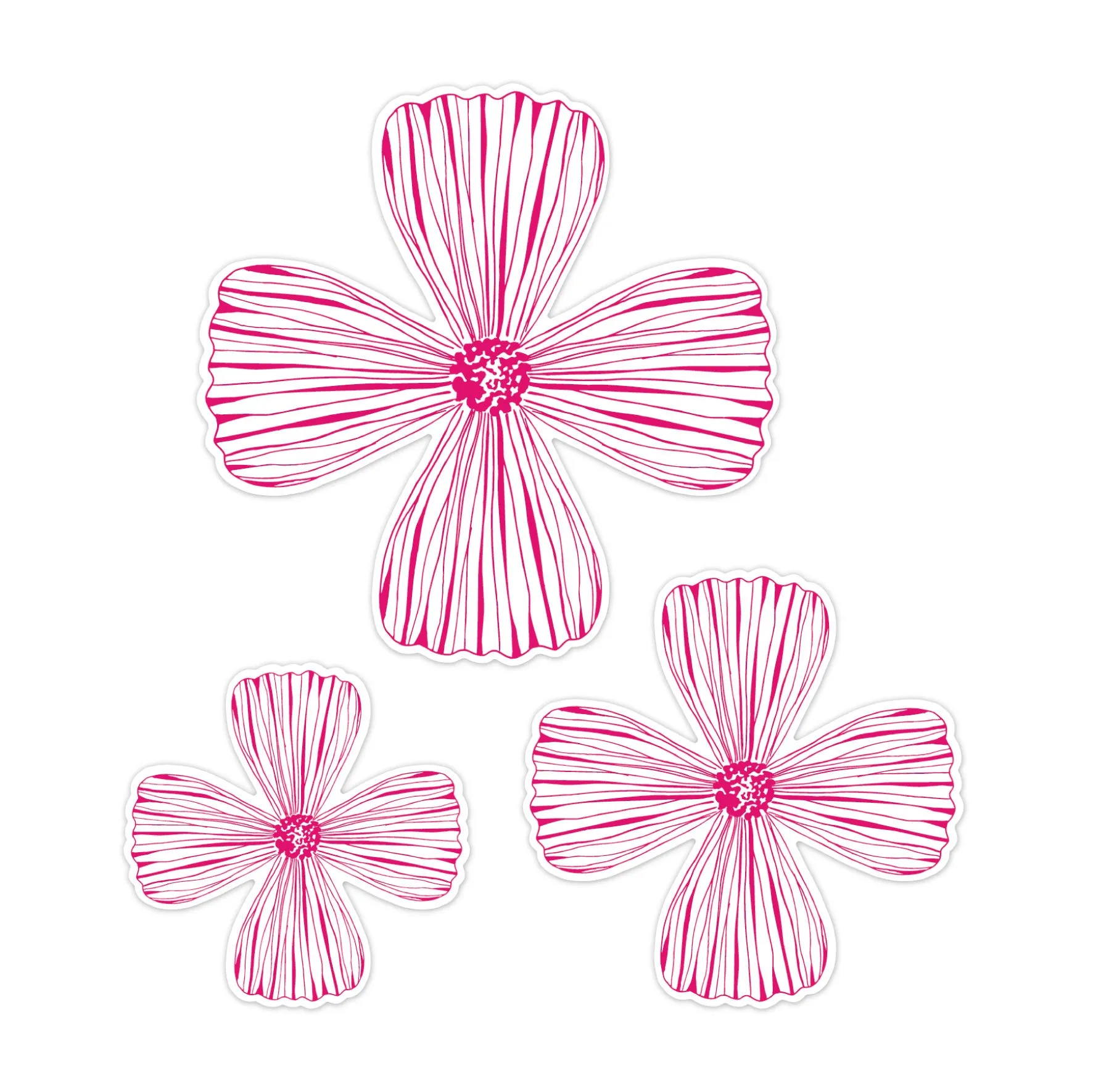 Chloes Creative Cards Die & Stamp Set - Rose Mallow