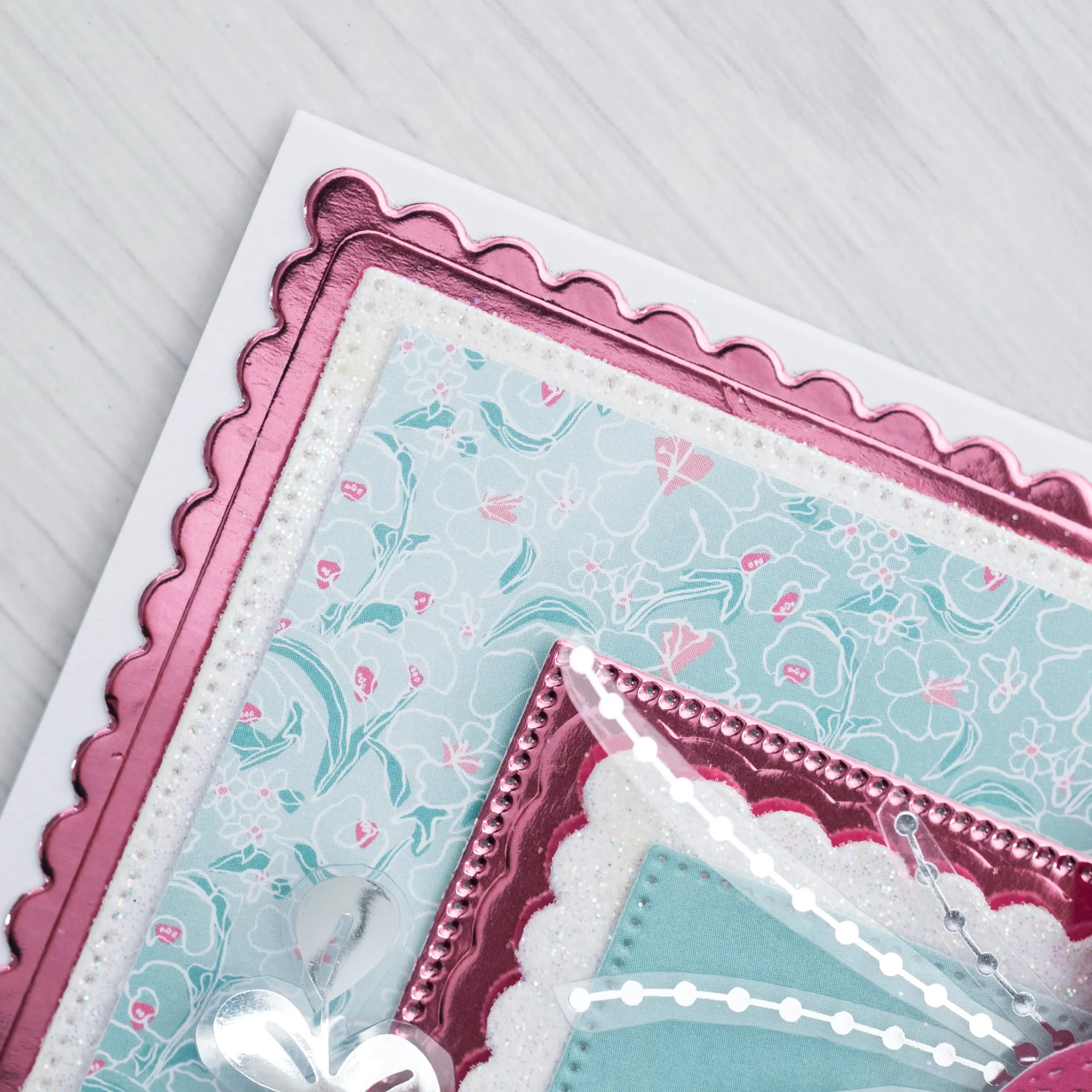 Chloes Creative Cards Foiled Acetate - Fabulous Foliage