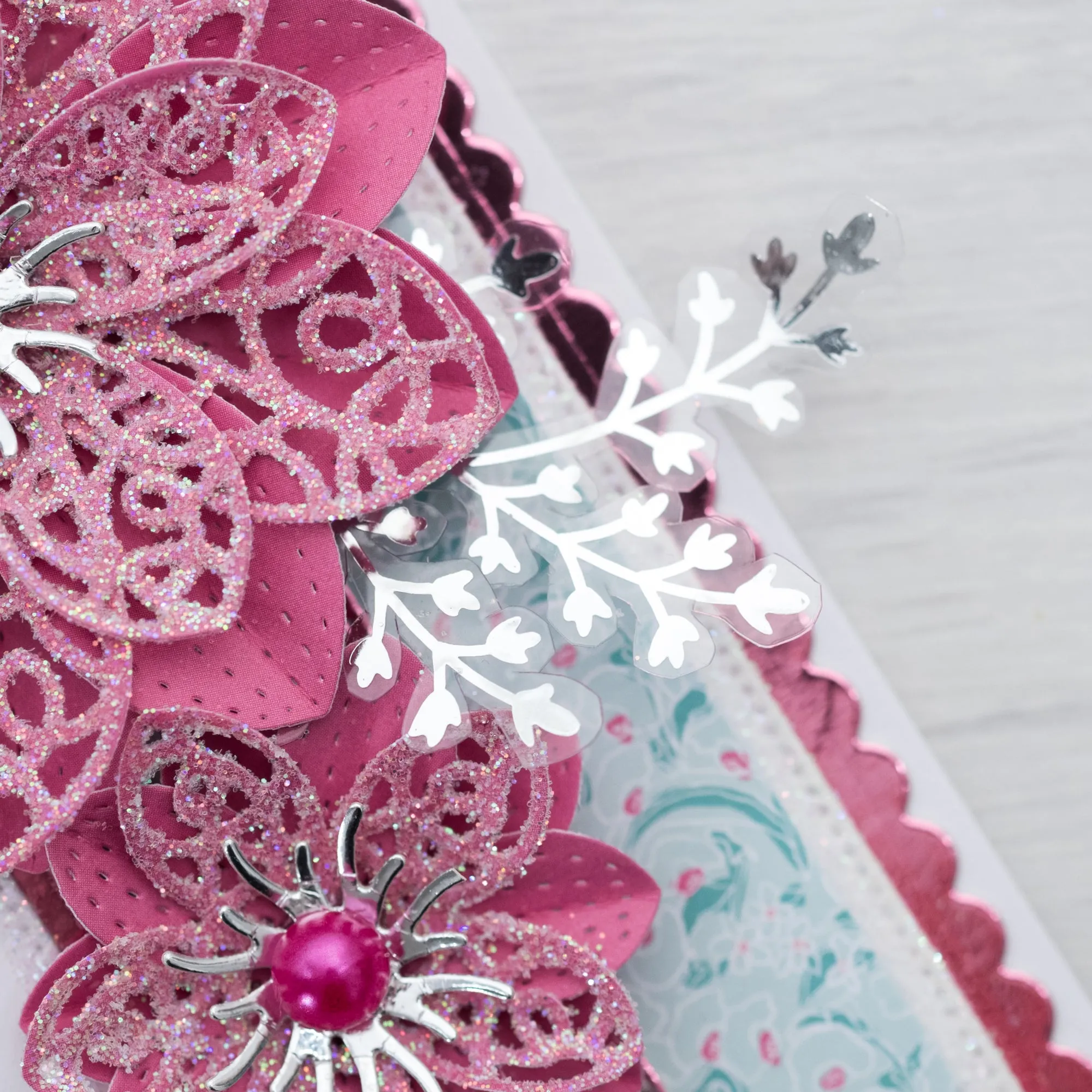 Chloes Creative Cards Foiled Acetate - Fabulous Foliage