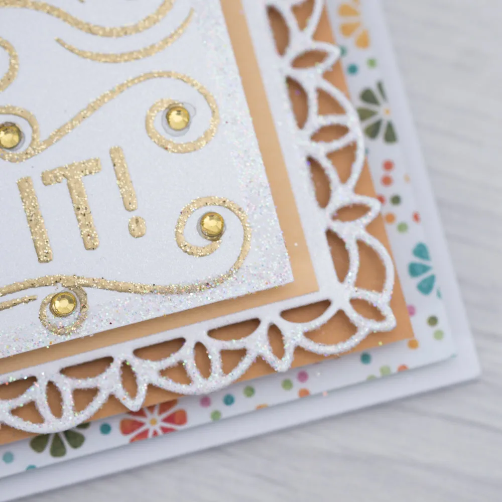 Chloes Creative Cards Metal Die Set - 5x7 Decorative Rectangle