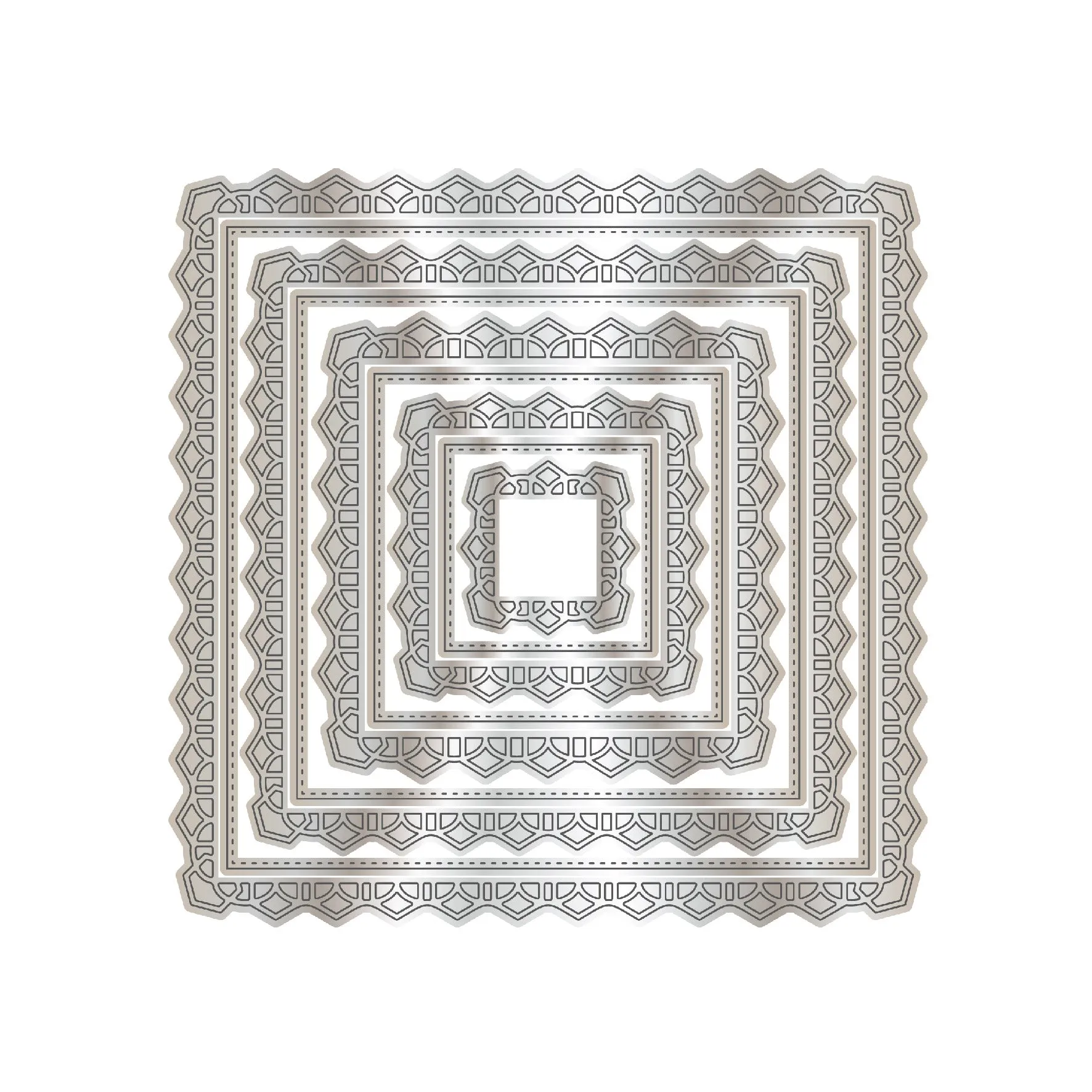 Chloes Creative Cards Metal Die Set - 6x6 Decorative Square