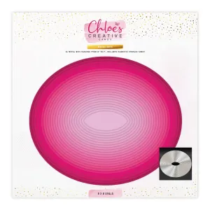 Chloes Creative Cards Metal Die Set - 8 x 8 Basic Ovals