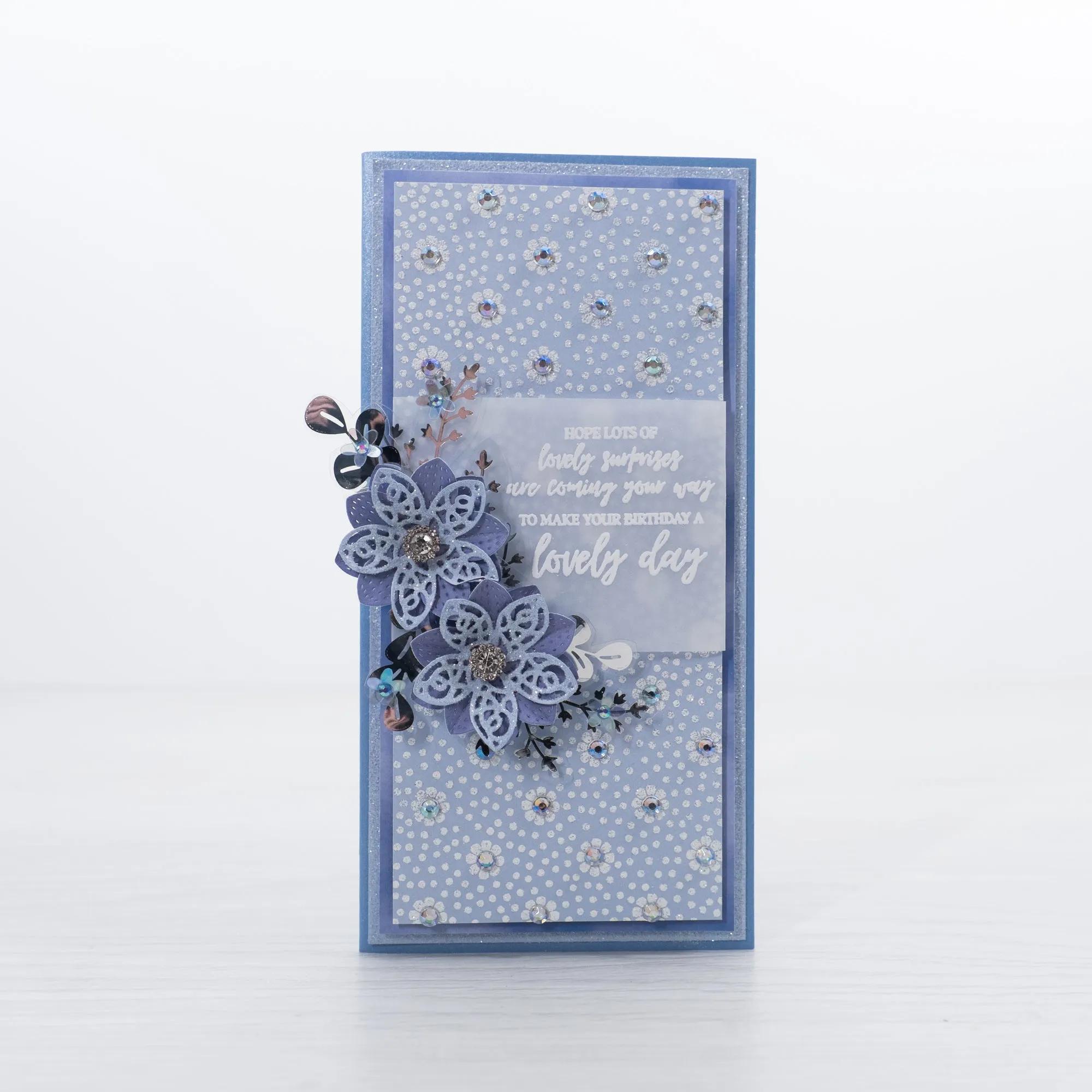 Chloes Creative Cards Photopolymer Stamp Set (DL) - Floral Background