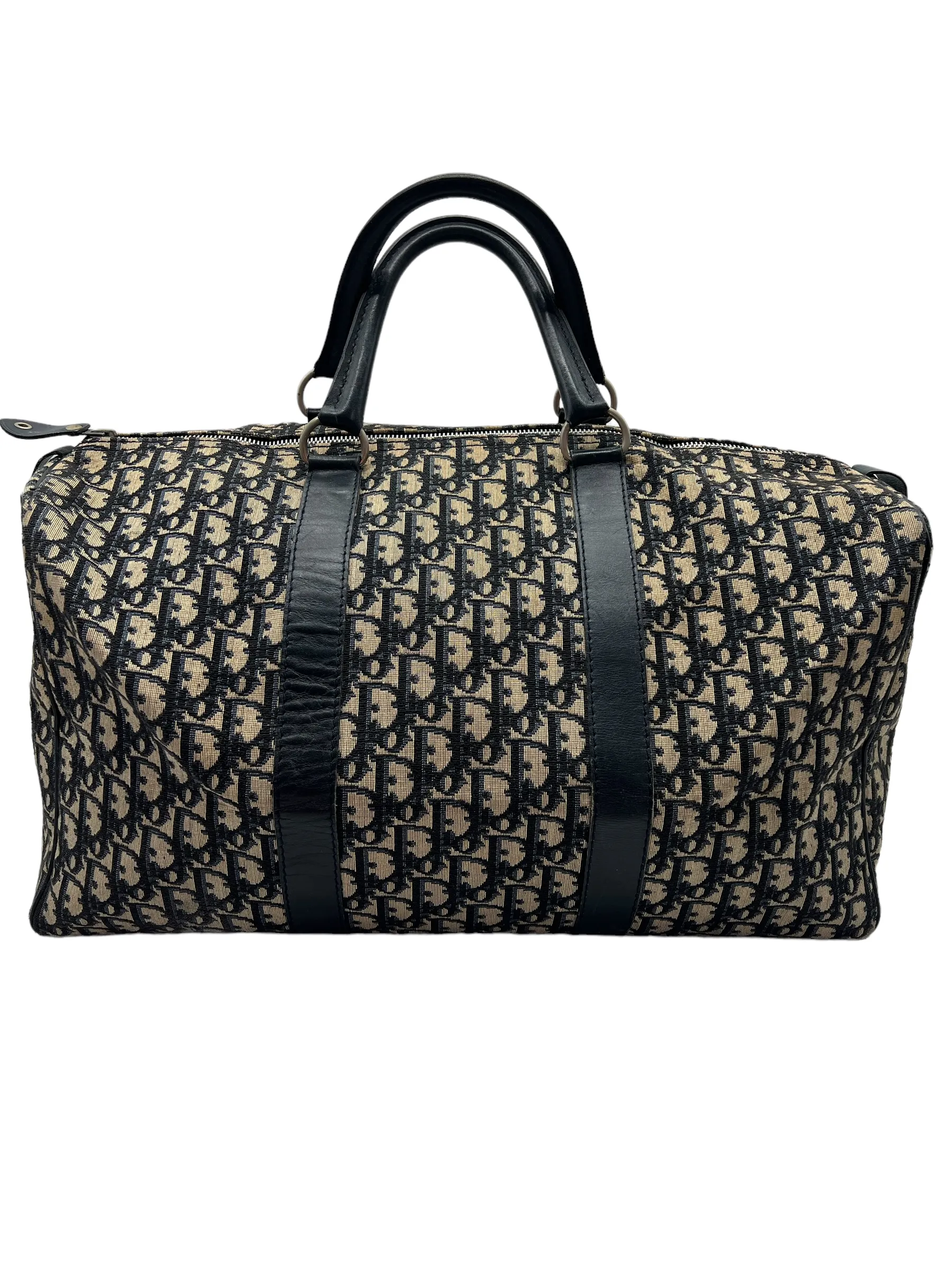 Christian Dior Vintage Blue Navy Trotter Duffle