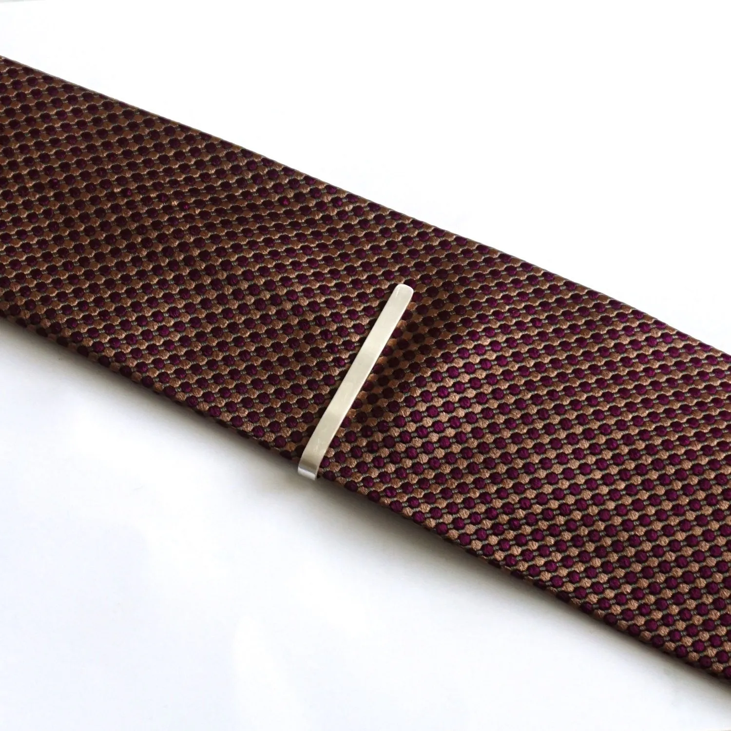 Classic 2.25" Sterling Silver Tie Clip - Simple Yet Elegant - 0226