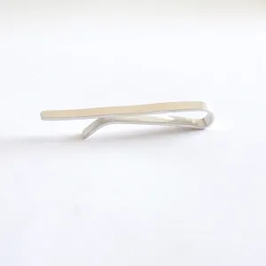 Classic 2.25" Sterling Silver Tie Clip - Simple Yet Elegant - 0226