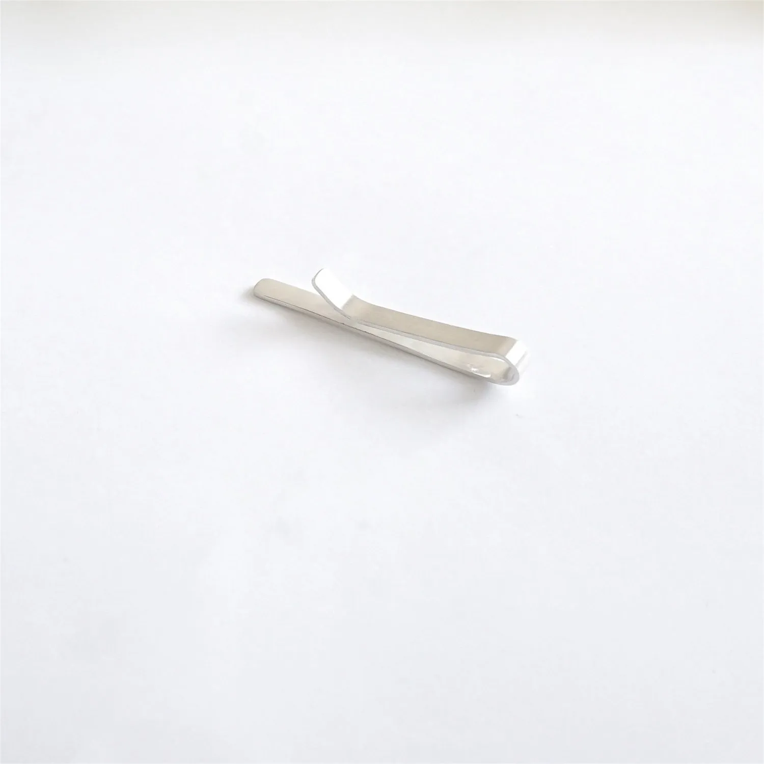 Classic 2.25" Sterling Silver Tie Clip - Simple Yet Elegant - 0226