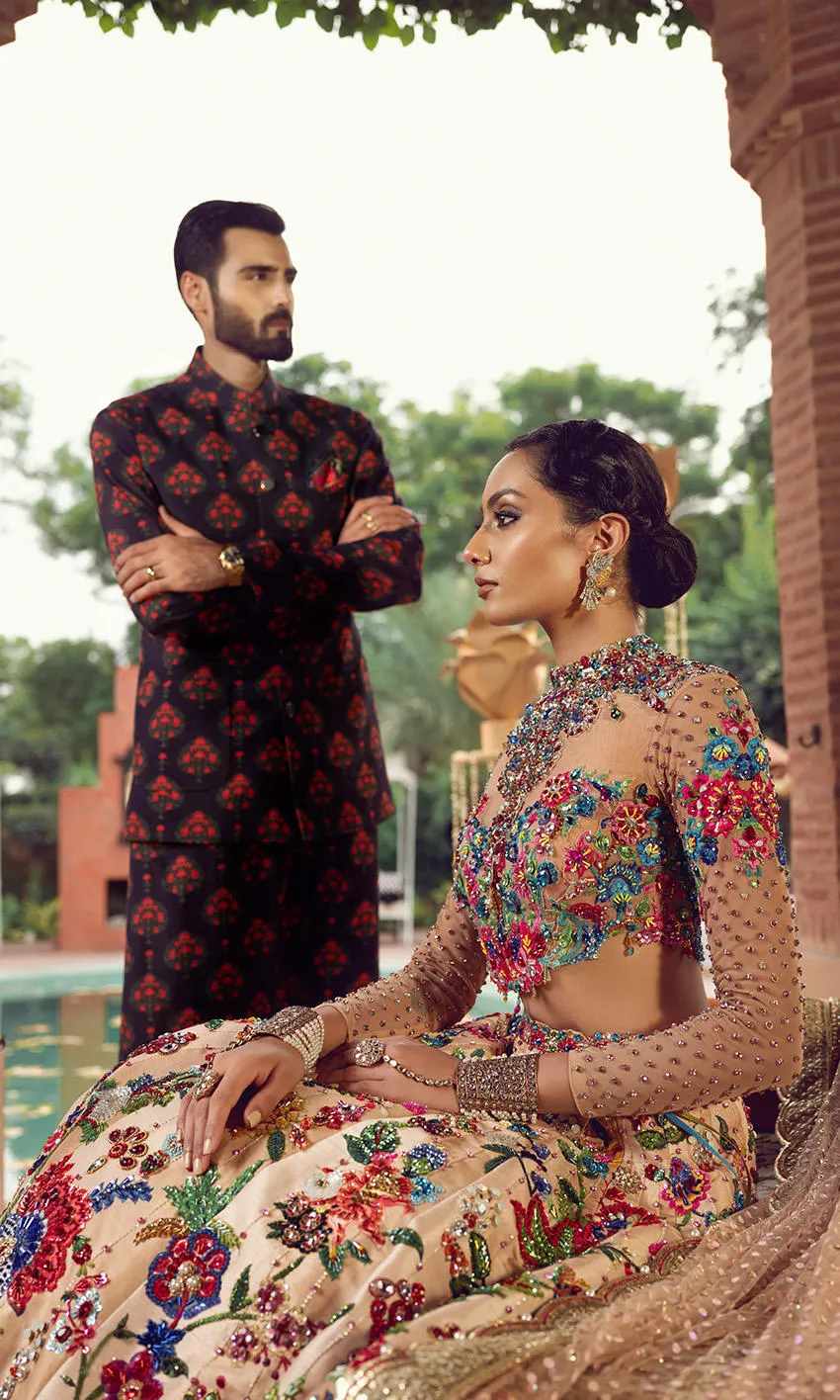 Classic Bridal Lehenga Choli Dupatta Wedding Dress