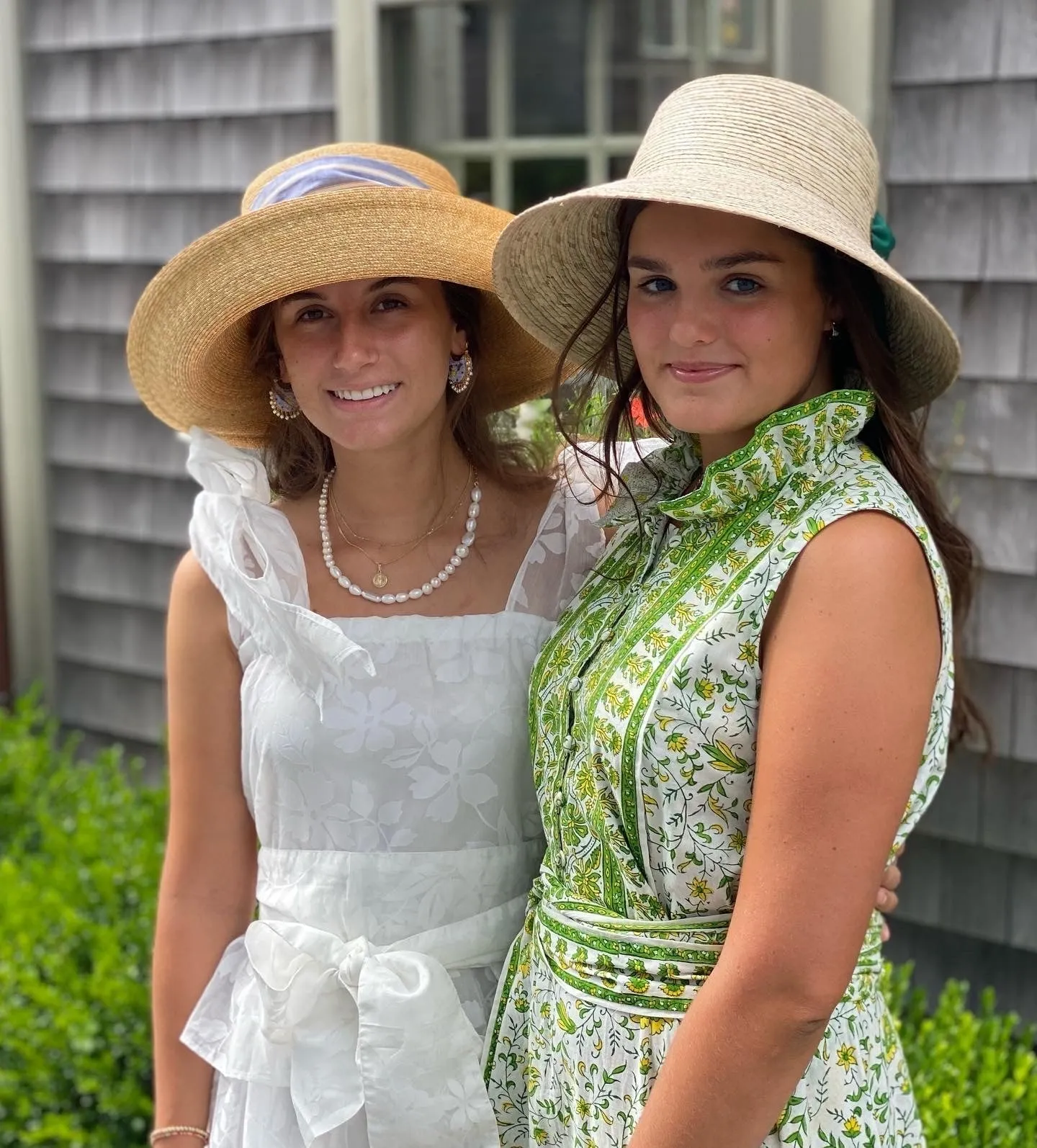 Clematis Bucket Hat - Wide & Short Light Pink Grosgrain Ribbon