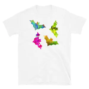 Colourful Bats Graphic T-Shirt