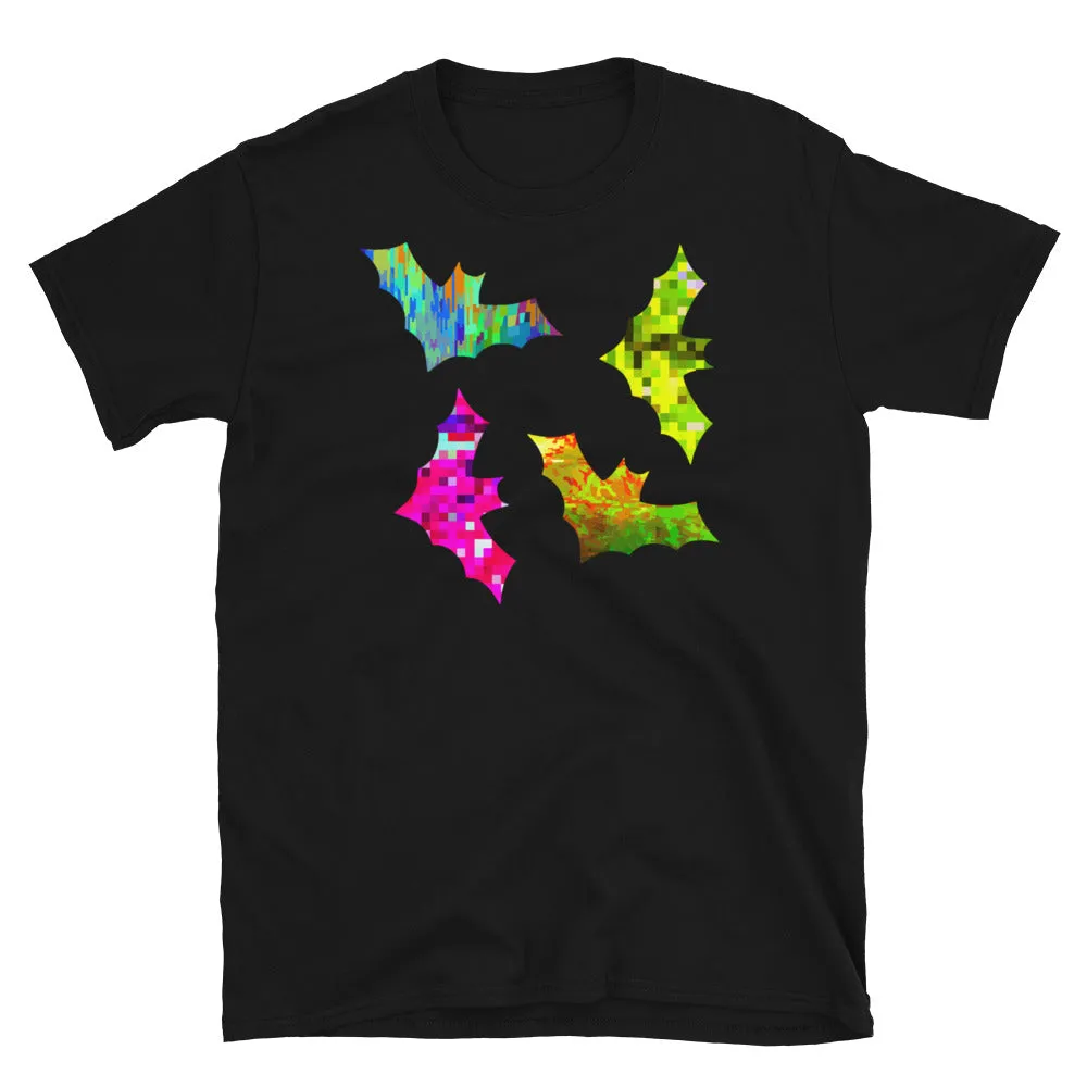 Colourful Bats Graphic T-Shirt