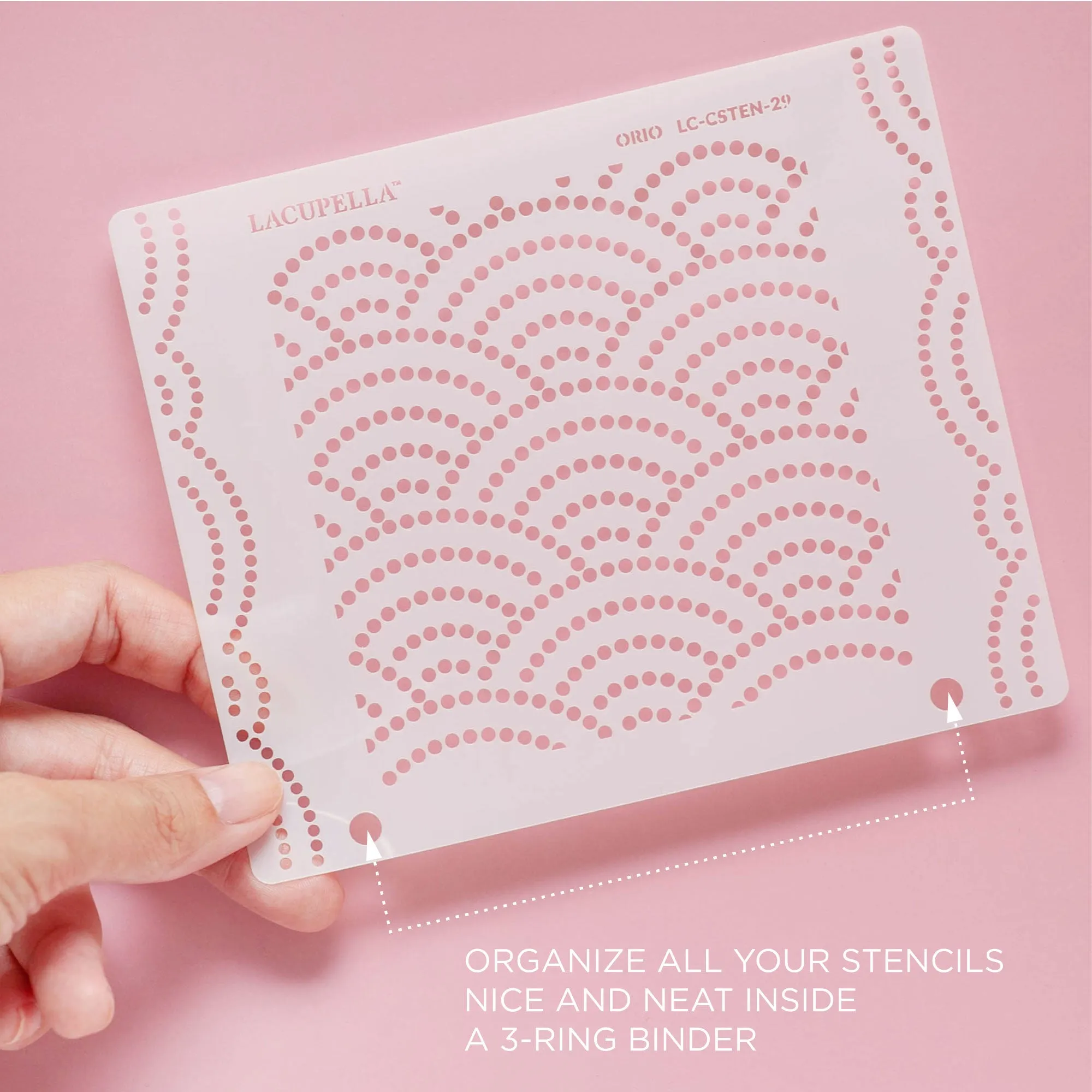 Cookie and Cupcake Stencil VORRA