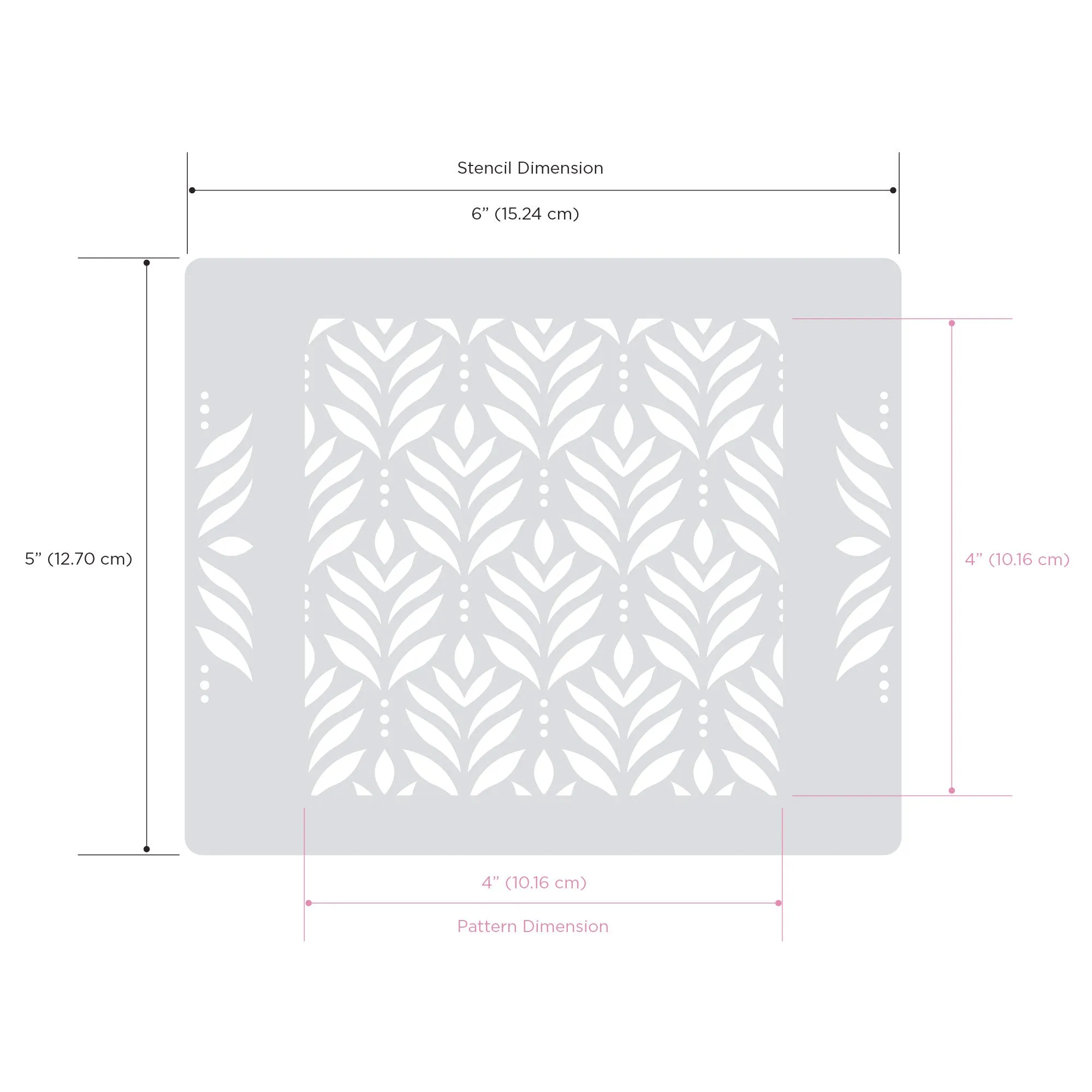 Cookie and Cupcake Stencil VORRA