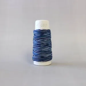Cosmo Hidamari Sashiko Variegated Thread 30 Meters  -- Deep Ocean