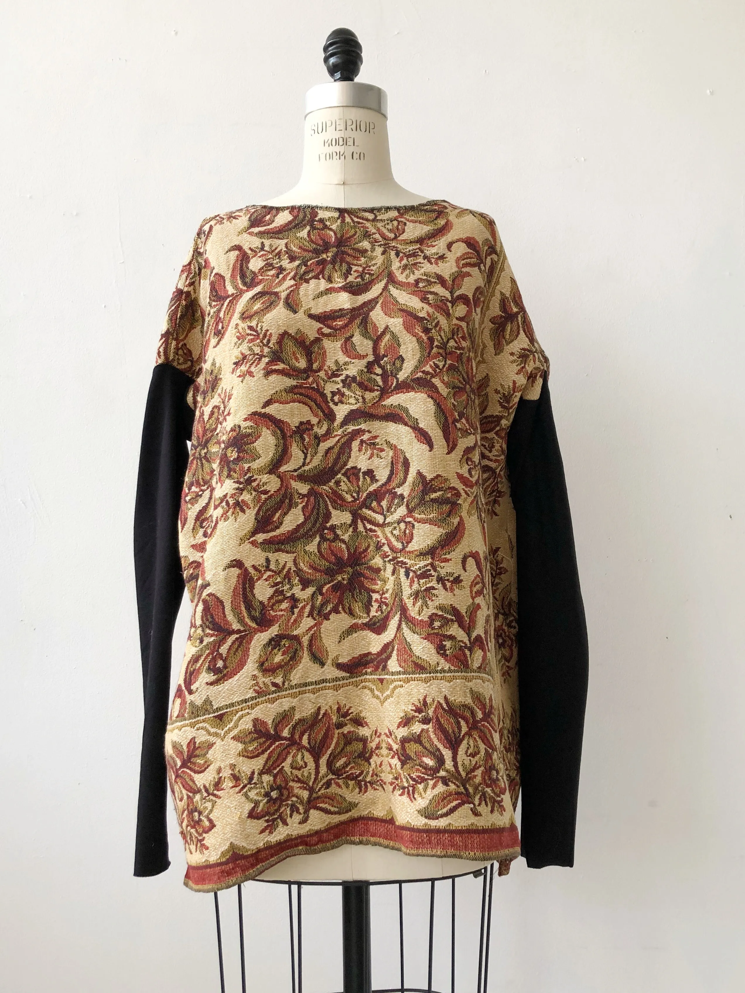 cotton jacquard pullover