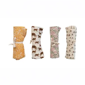 Creative Co-Op Cotton Pattern Swaddle