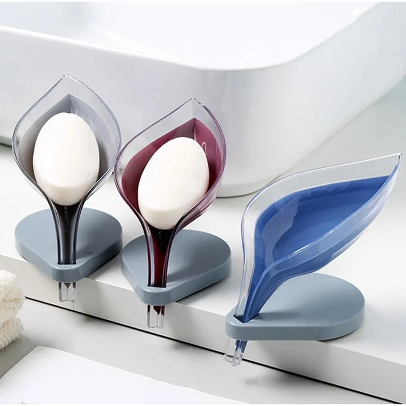 Creative Design Leaf Shape Soap Holder