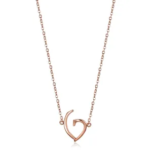 Creative G-shaped necklace-NSSN647ST