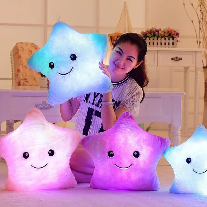 Creative Luminous Glowing Star Pillow