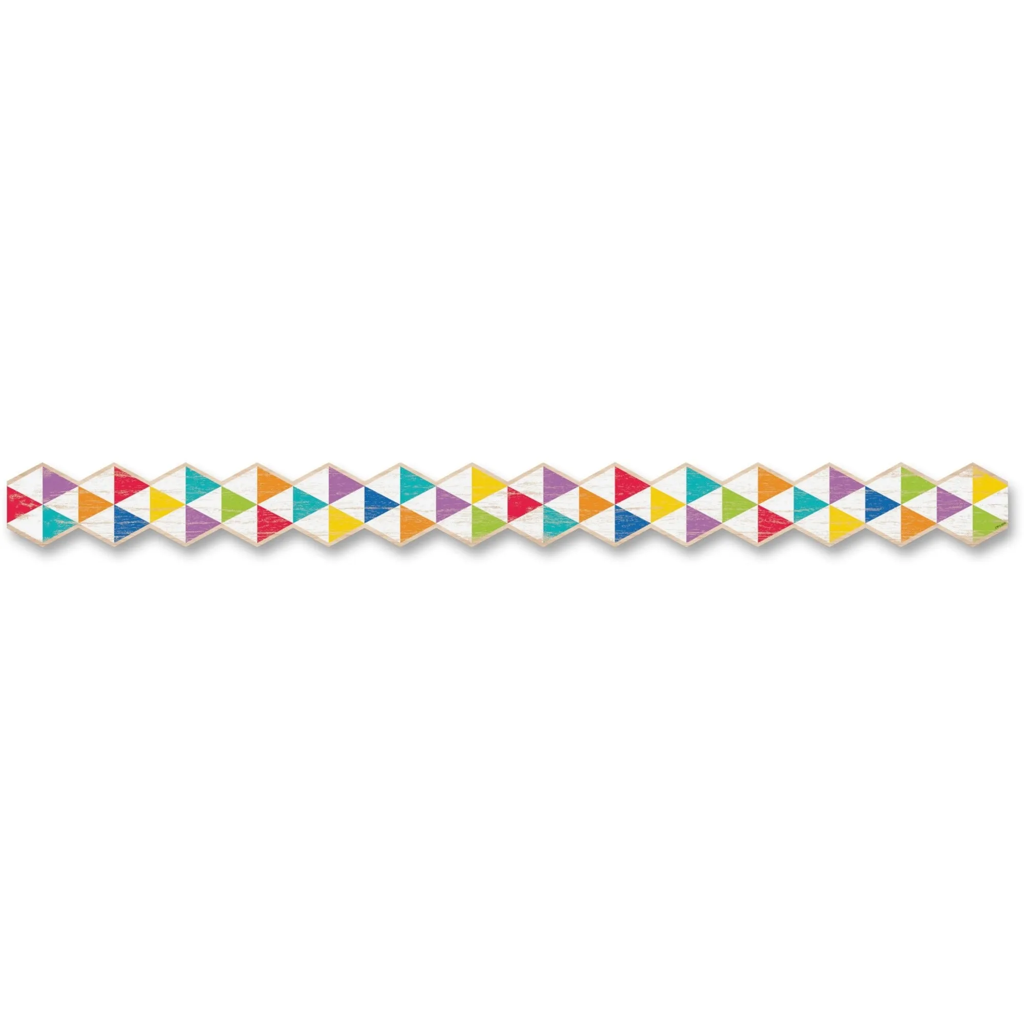 Creative Teaching Press Rustic Triangles Border