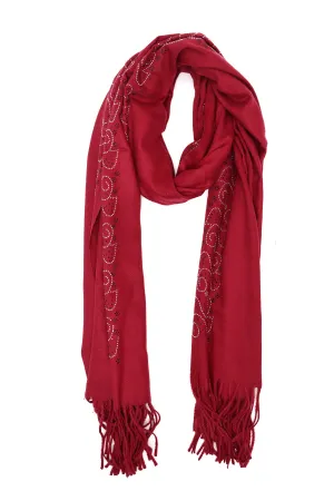 CRYSTAL SWIRL SCARF