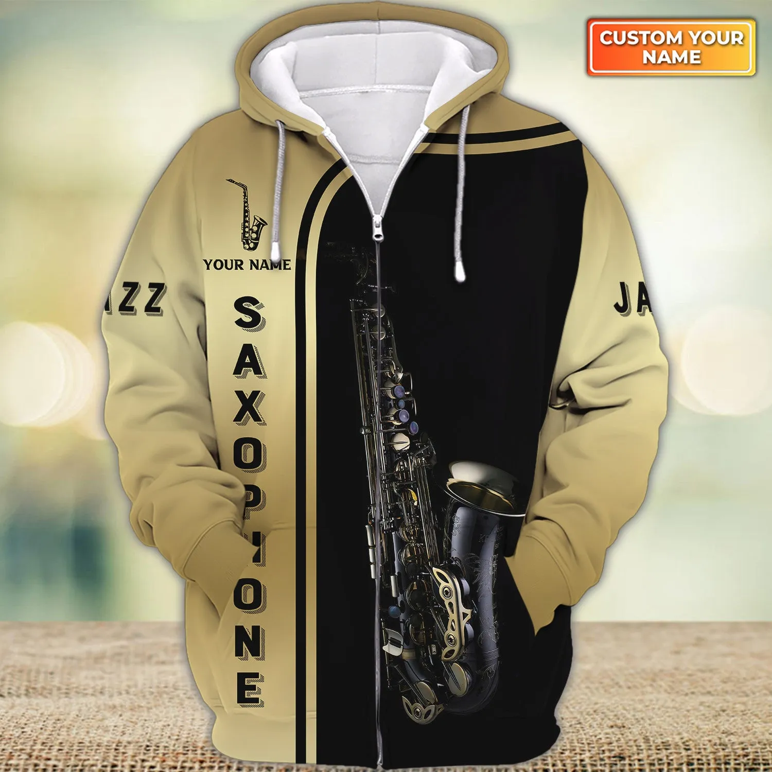 Custom Saxophone Shirts Saxophone Pattern Design Shirts 2745