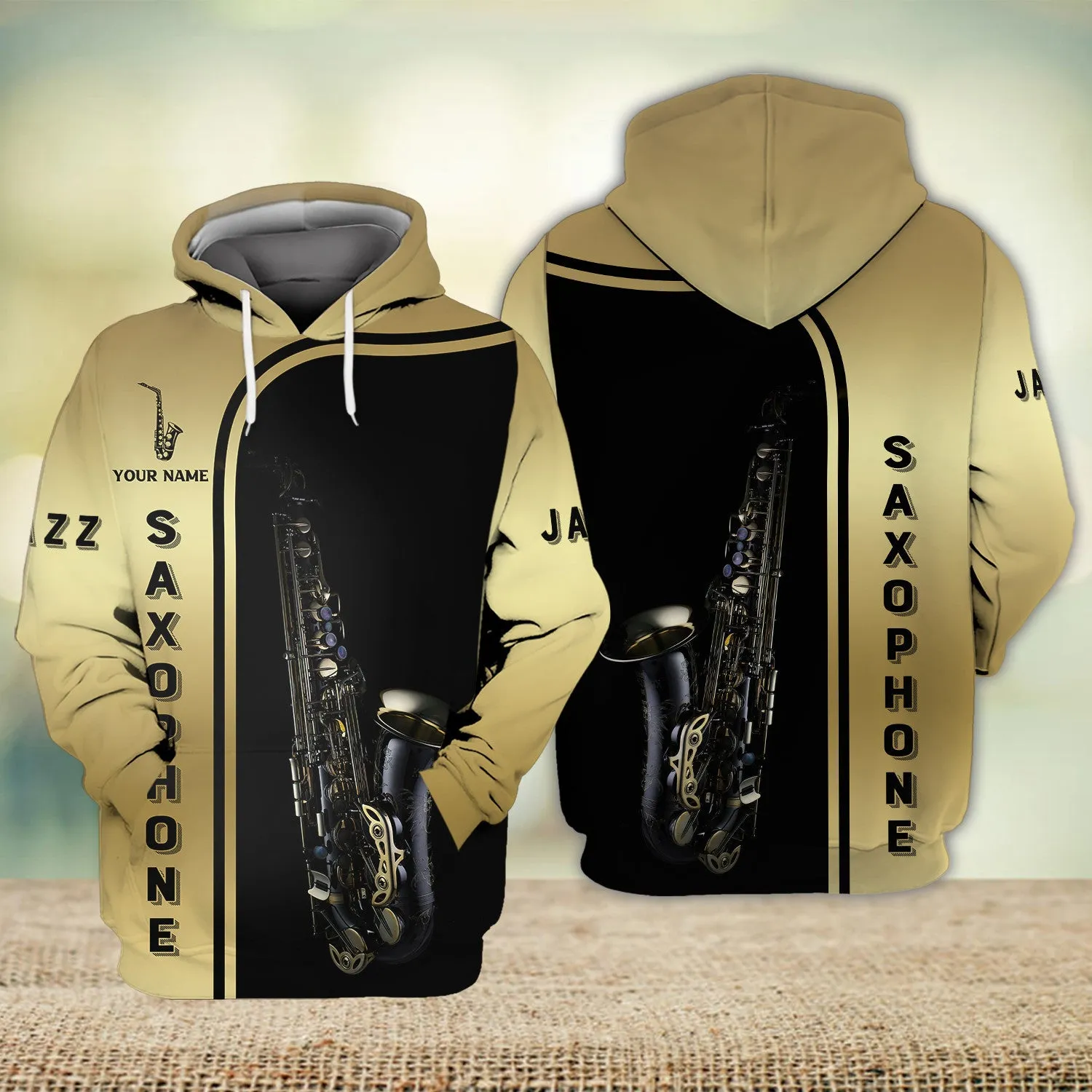 Custom Saxophone Shirts Saxophone Pattern Design Shirts 2745