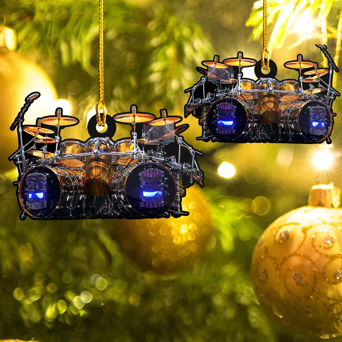 Custom Shaped Ornament - Drum